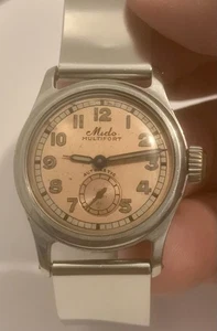 Vintage Mido Multifort Automatic Salmon Dial Stainless Steel Men’s Watch 28mm - Picture 1 of 14