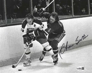 Autographed GLEN SATHER 8x10 New York Rangers Hockey Photo w/ JSA COA - Picture 1 of 1