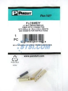 Panduit FLCSMEIY LC Simplex OM1 Multimode 62.5 Fiber Optic Connector ~STSI - Picture 1 of 2