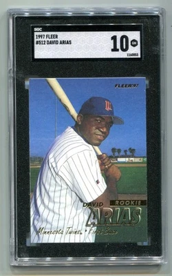 Fleer David Ortiz 1997 RC #512 SGC 10 gemas como nuevo patio 💎 Foto 1 de 2