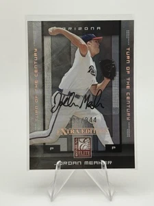 2008 Donruss Elite Extra Edition Turn of the Century Jordan Meaker #55 Auto /844 - Picture 1 of 2