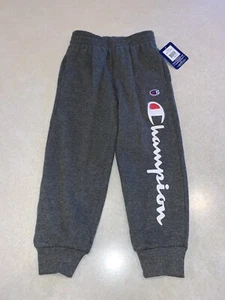 NWT Boys Champion Athletic Jogger Pants Granite Heather Gray Size 5 NWT - Picture 1 of 3