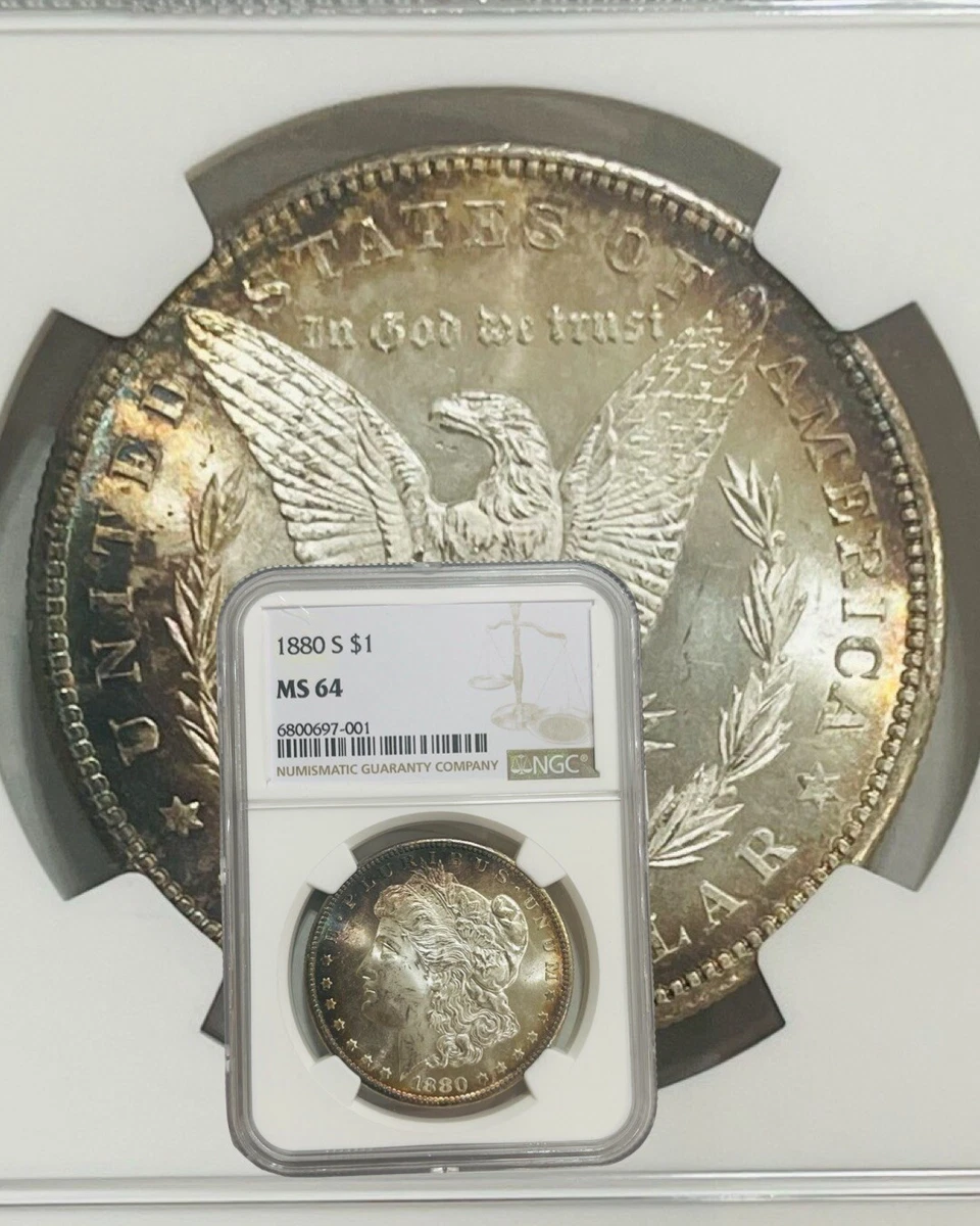MS 64 Graded 1880 Year Morgan US Dollars (1878-1921) for sale | eBay