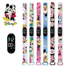 Disney Mickey children's watches anime Belle princess LED touch waterproof elect