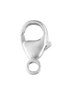 Fermagli ovali per aragosta in argento sterling 925 7x13 mm 2 pezzi #5304-6 - Foto 1 di 1
