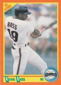 1990 Score Rookie and Traded #2T Kevin Bass NM-MT Giants