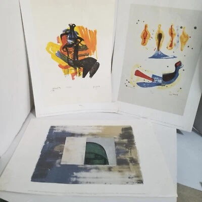 3 impresiones Henry Moore 17 x12 impresión William Fairfield Gallery Foto 1 de 4