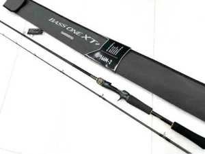 Shimano Bass Fishing Baitcasting Rod BASS ONE XT+ 166M-2 Fast Shipping Japan - Picture 1 of 2