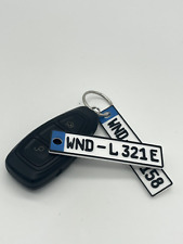 Nummernschild Schlüsselanhänger Kennzeichen Autokennzeichen KFZ Geschenk