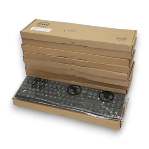 10 LOT - NEW Dell KB216-BK-US USB Slim US QWERTY Quiet PC Computer Keyboard - Picture 1 of 10