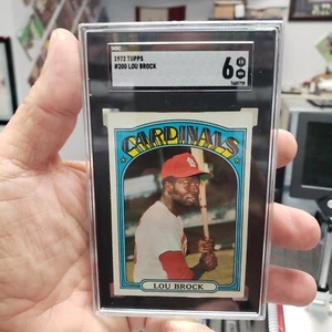 1972 Topps Lou Brock # 200 SGC 6 High End!!! - Picture 1 of 4