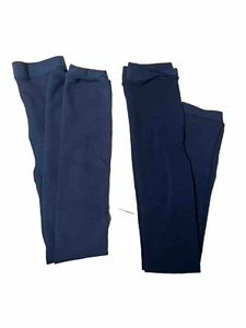 2 Paar Damen Stretch Thermo Leggings Schwarz Grau Knöchellang Komprimiert - Bild 1 von 4