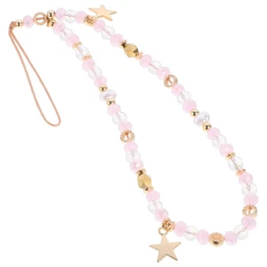 Mobile Phone Chain Stone Beaded Cellphone Charm Strap Lanyard for - Zdjęcie 1 z 12