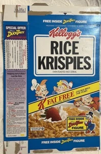 Vintage 1992 Kellogg’s Rice Krispies Unused Flat Colombian Cereal Box - Picture 1 of 3