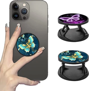2 Pack Phone Finger Expanding Stand Holder Kickstand Hand Grip Widely Compatible - Photo 1 sur 8