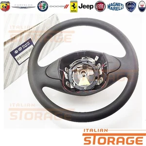 FIAT CINQUECENTO VOLANTE NERO NUOVO ORIGINALE 735255631 - Imagen 1 de 1