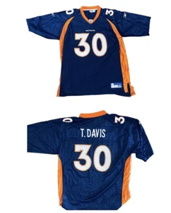 Denver Bronco's Terrell Davis Throwbacks Jersey Reebok #30 Mens Size XLarge - Picture 1 of 4