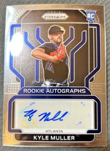 KYLE MULLER 2022Prizm Rookie Autographs card #RA-KM Atlanta Braves - Picture 1 of 5