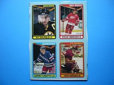 1990/91 O-PEE-CHEE BOX BOTTOM CARD PANEL SHARP!! RAY BOURQUE STEVE YZERMAN OPC