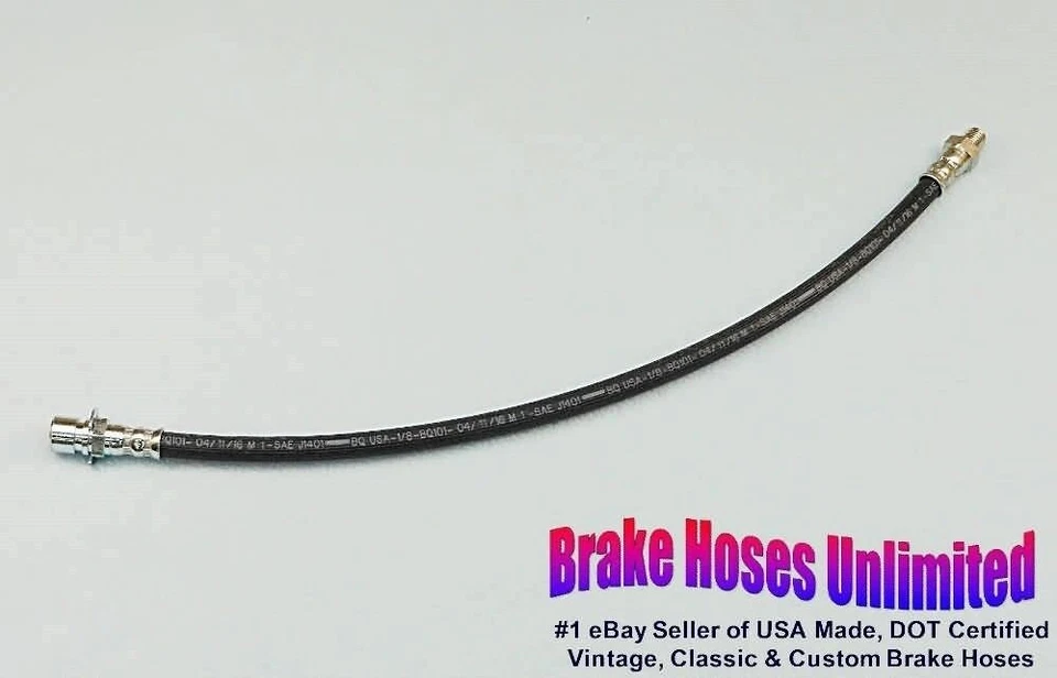 ЗАДНИЙ ТОРМОЗНОЙ ШЛАНГ Ford Truck 1/2 тонны, 1942 1946 1947 1948 - кроме 1948 F1 - Изображение 1 из 1