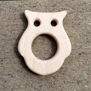 Anillo de dentición de madera de haya sin tratar - Imagen 1 de 1