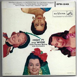 Three Suns High Fi And Wide 2-45's Gatefold Singapore~Shangri-La~Portugal~India - Picture 1 of 4