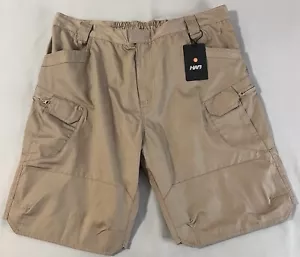 HWB Outdoor Herren Cargoshorts 4XL khaki Utility taktisch 11" Schrittlänge neu mit Etikett - Bild 1 von 8
