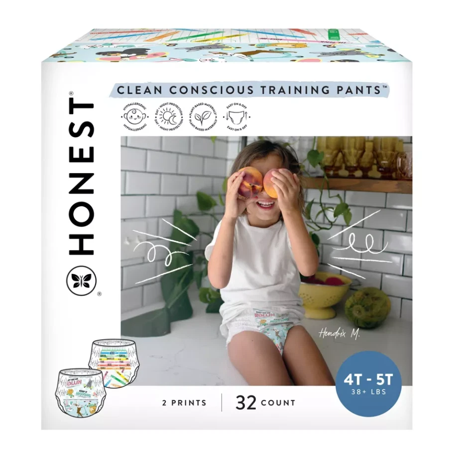 Honest Company Clean Conscious Training Pants 4T/5T 32ct Disposable - Image 1 of 4