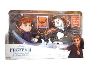 Juego de regalo de canoa de hielo Disney Frozen 2 II Petite Anna & Olaf nuevo en caja princesa - Imagen 1 de 5