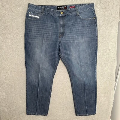 Ecko Unltd 牛仔裤男式 46 码宽松版型蓝色宽松嘻哈 Y2K 街头服饰 — 第 1/4 张图片