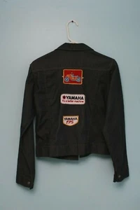 Coole 70er Vintage Toughskins Jeansjacke mit Yamaha Dirt Bike Patch {A01--01} - Bild 1 von 7