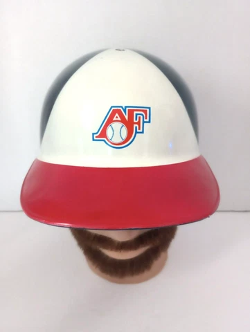 Vintage 1970's APPLETON FOXES BASEBALL HELMET Timber Rattlers Chicago White Sox Cover