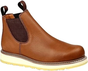 Botas de trabajo Chelsea de punta suave doble gore antideslizantes duraderas transpirables para hombre - Imagen 1 de 9