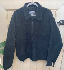 Vintage Brand Southwest Western Suede Leather Jacket Mens Sz XL SEE PICS - Picture 1 of 11