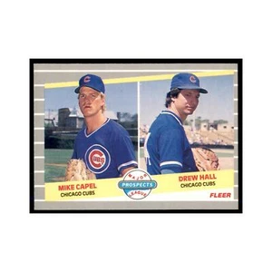 1989 Fleer Mike Capel/Drew Hall RC #643 - Picture 1 of 3