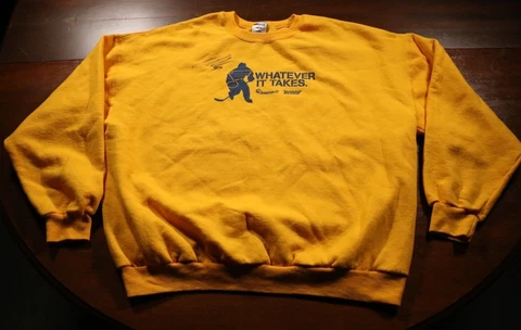 St. Louis Blues Whatever It Takes Sweatshirt Cam Janssen Signed Autographed 2XL Cover