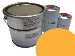 5 Liter Set 2K Autolack geeignet für VW LL1G Cayennegelb kein Klarlack Lackpoin - Bild 1 von 1
