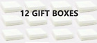 Pack Of 12 Wholesale Jewellery Gift Boxes Large Letter Size Packaging Cream