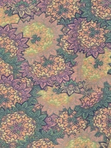 Lularoe OS Leggings-NWT- Floral Medallion Geometric Print- Purple, Blue, Mint - Picture 1 of 6