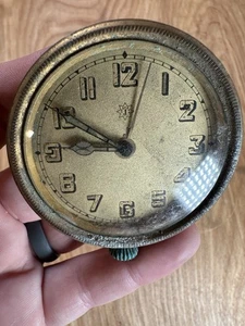 Junghans Germany Automobile Dash Car Clock Parts Repair - Non Working - Picture 1 of 3
