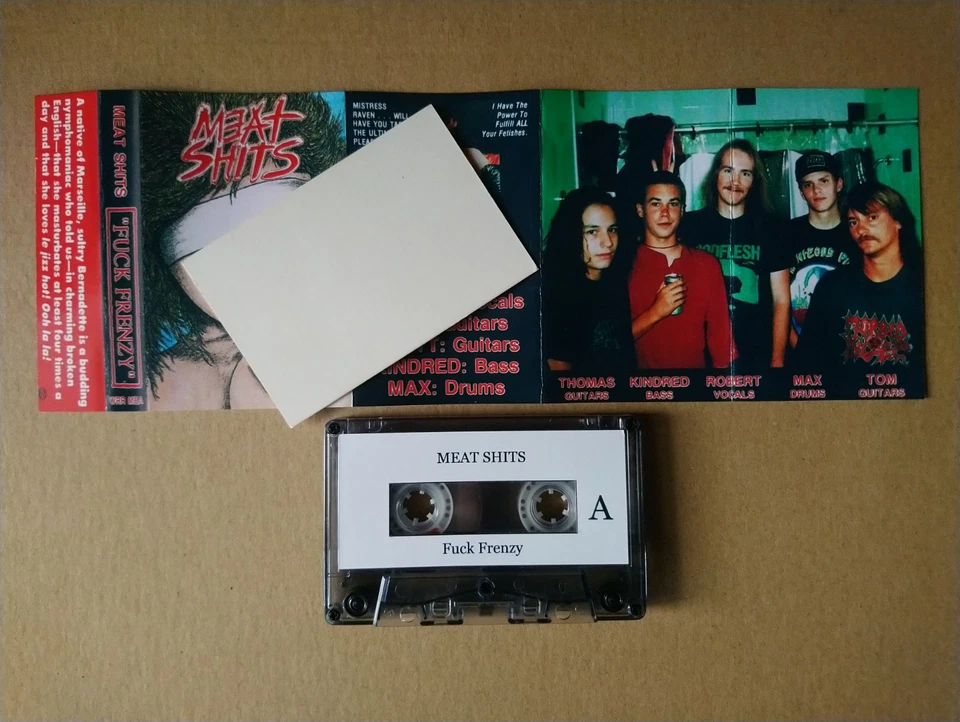 MEAT SHITS **** Frenzy Tape, AxCx Impetigo Repulsion Gut Fornicator Mortician - Image 1 of 1