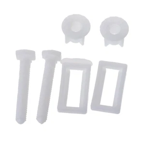 Toilet Seat Expansion Screw Hinges Easy Install Professional Accessories - Picture 1 of 7