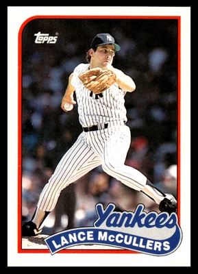 1989 Topps Traded Lance McCullers #77T New York Yankees MLB Baseball - Image 1 of 2