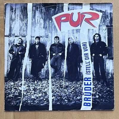 Vinyl 7" Single: Pur ‎– Brüder (Stell' Dir Vor) - Bild 1 von 3