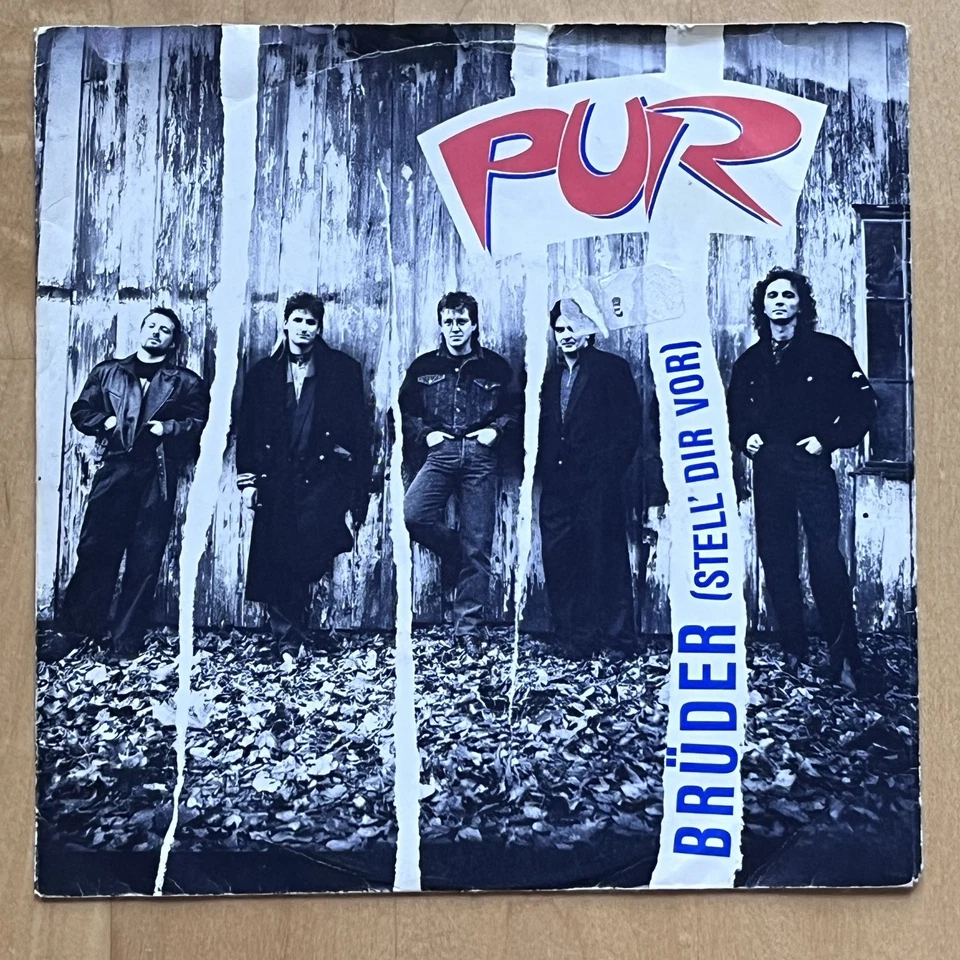 Vinyl 7" Single: Pur ‎– Brüder (Stell' Dir Vor) - Bild 1 von 3