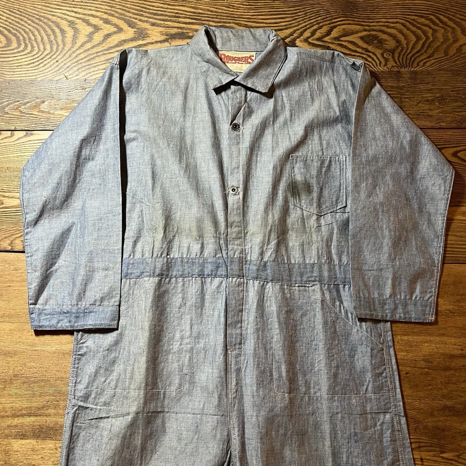 Mono De Colección Años 20 30 Ligero Denim Cambray Roughers Juvenil XL/Mujer XS-S  Foto 1 de 4