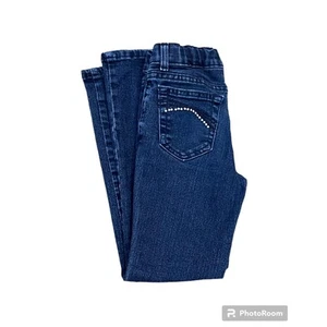 Sonoma Girls Youth Jeans Blue Size 7 Skinny Dark 5 Pockets - Picture 1 of 8
