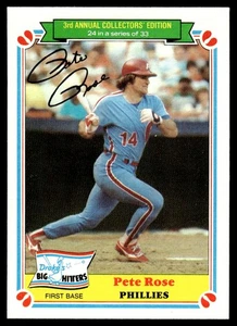 1983 Topps Drake's Big Hitters Pete Rose Philadelphia Phillies #24 - Picture 1 of 2
