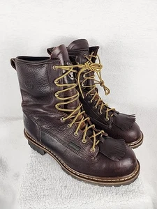 Georgia Boot Logger 8" Composite Toe isoliert wasserdicht geschnürt Arbeit Größe 11,5 W - Bild 1 von 20