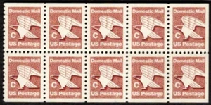 US Scott 1948a C (20c) Pane of 10 (No selvage) ~ F/VF ~ NH ~ 10/11/1981 - Picture 1 of 1